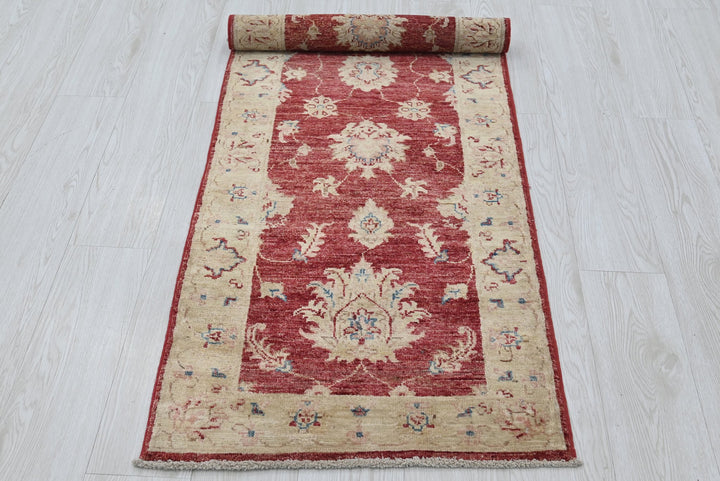red Runner rug 2' 1" x 6' 2"