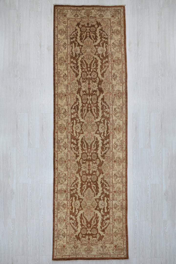 brown Runner rug 3' 1" x 11' 0"