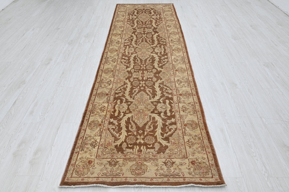 brown Runner rug 3' 1" x 11' 0"