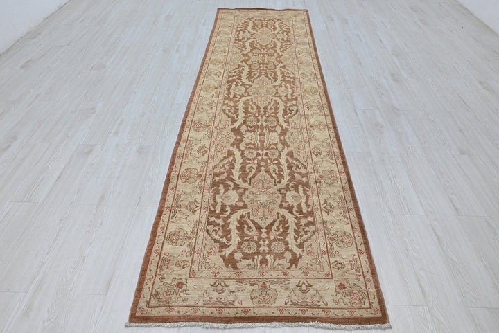 brown Runner rug 3' 1" x 11' 0"