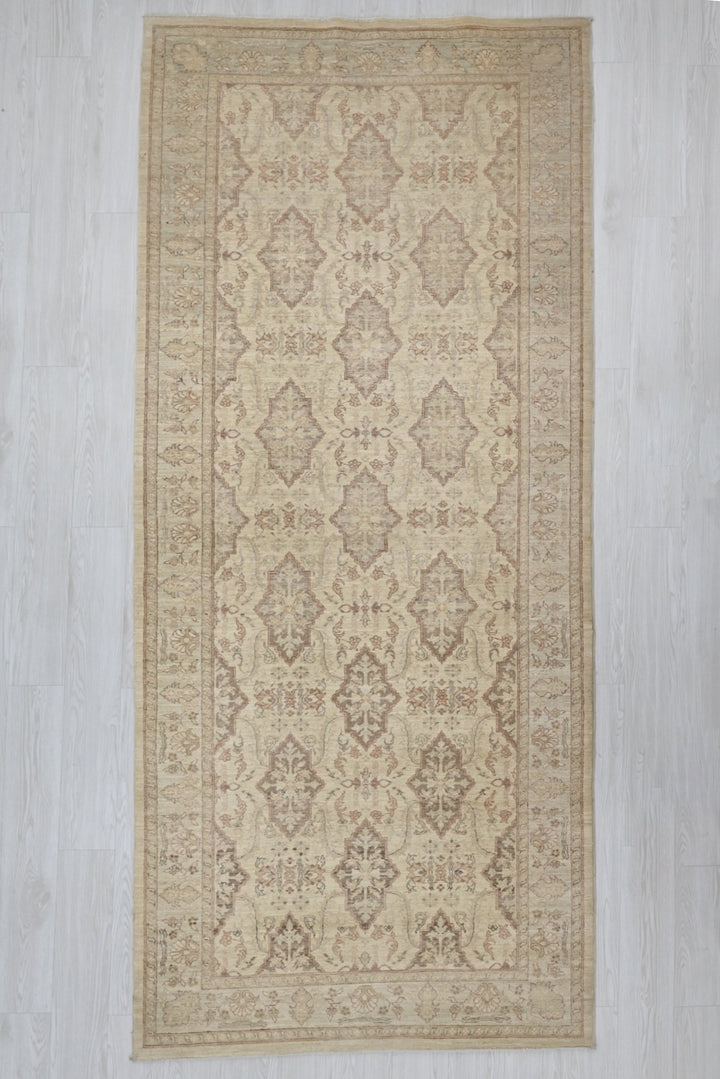 brown Runner rug 4' 1" x 9' 8"