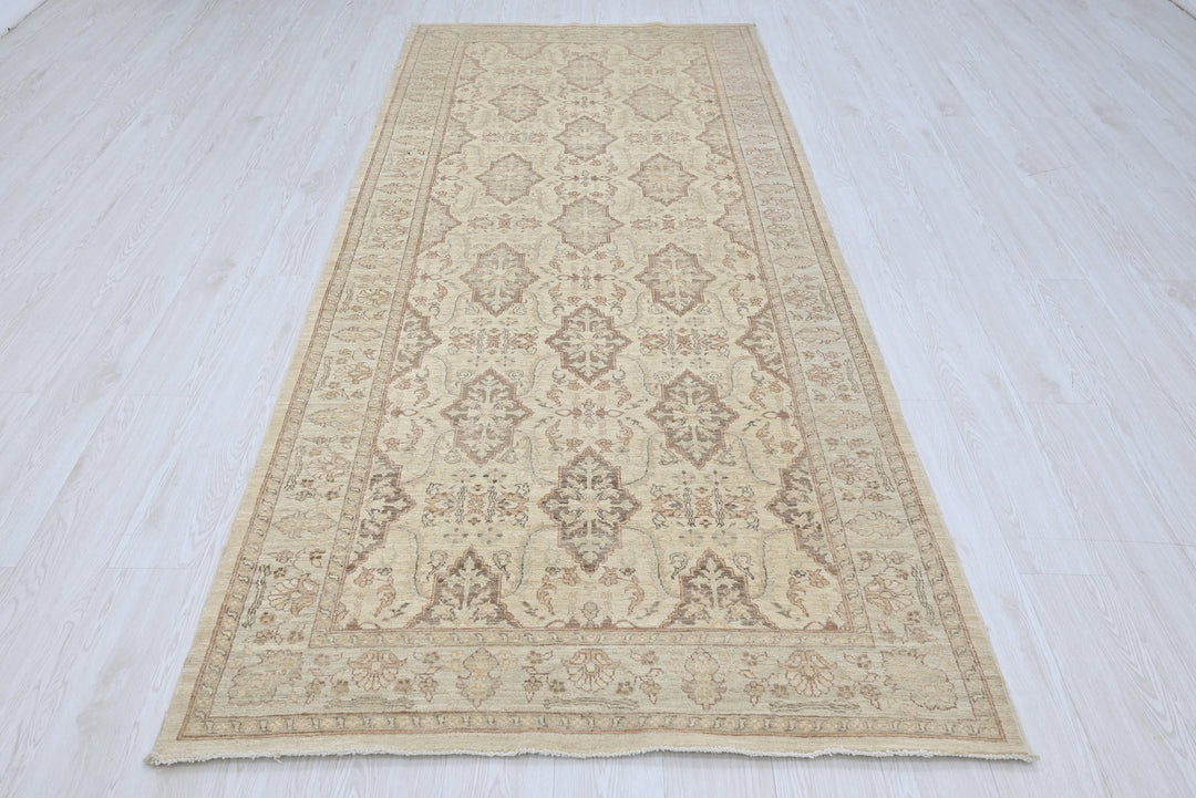 brown Runner rug 4' 1" x 9' 8"