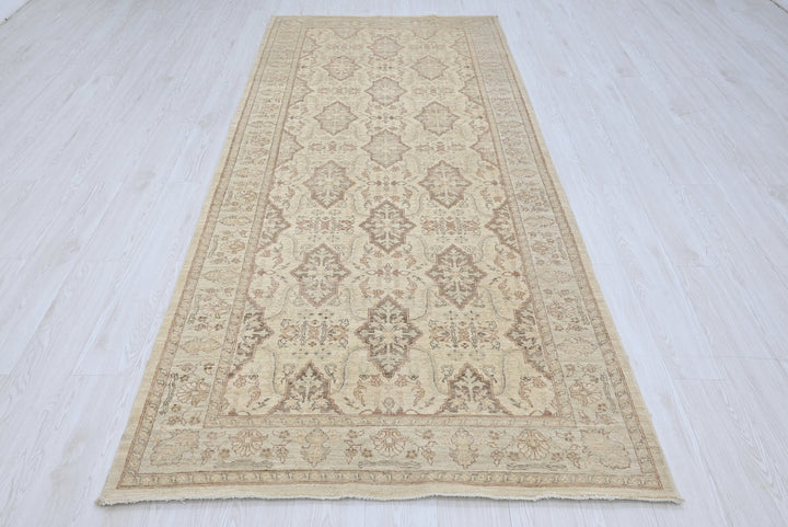 brown Runner rug 4' 1" x 9' 8"