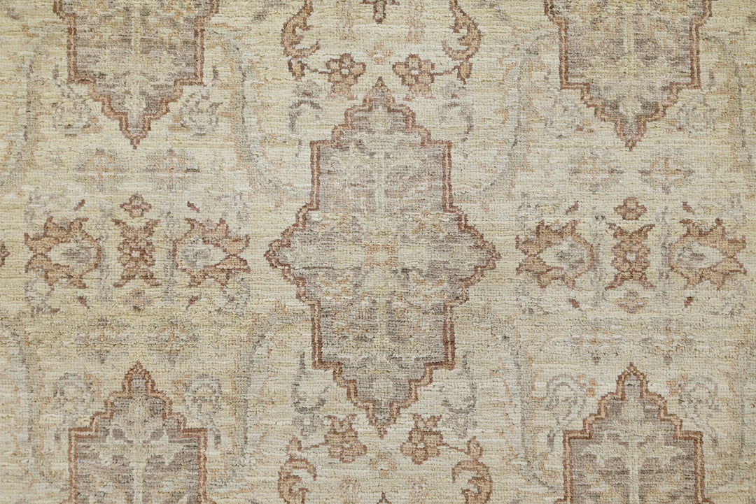 brown Runner rug 4' 1" x 9' 8"