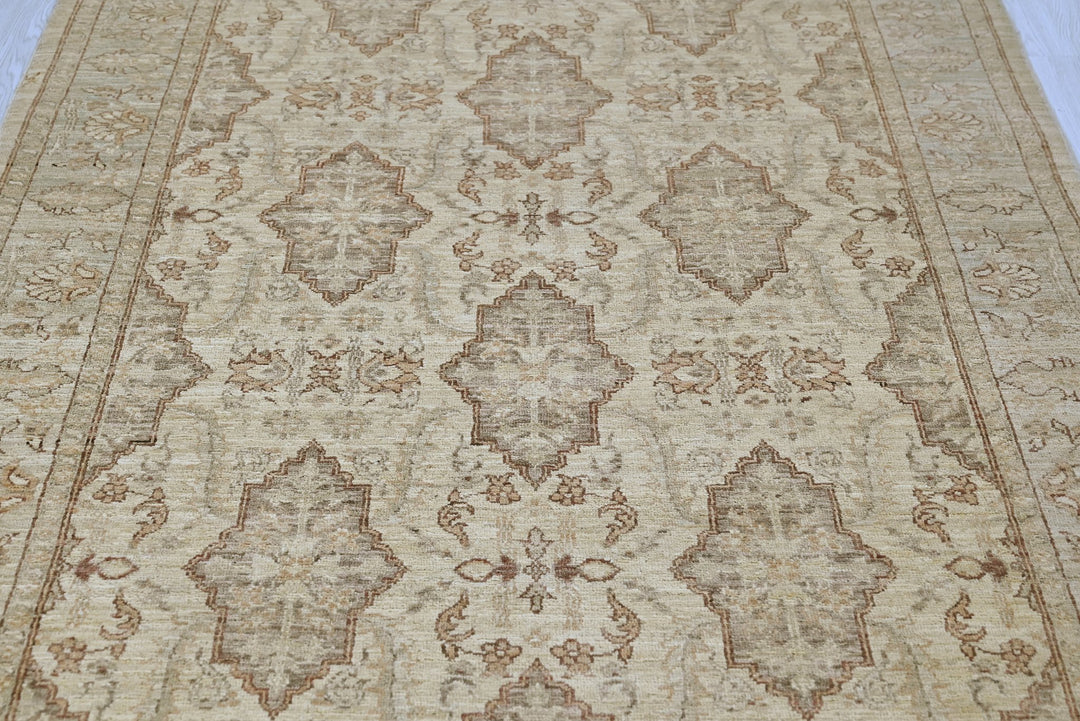 brown Runner rug 4' 1" x 9' 8"