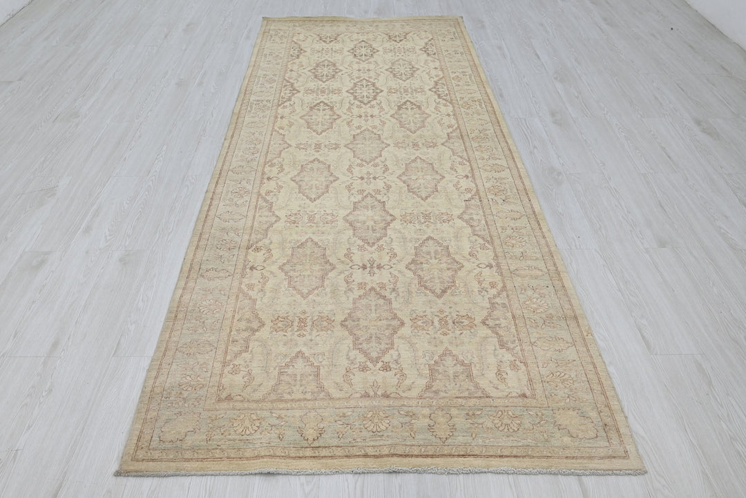 brown Runner rug 4' 1" x 9' 8"