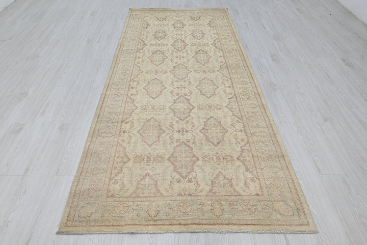 brown Runner rug 4' 1" x 9' 8"