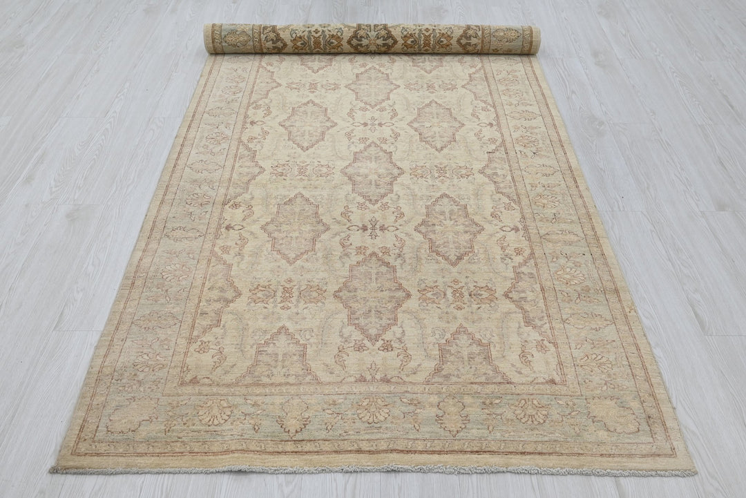 brown Runner rug 4' 1" x 9' 8"