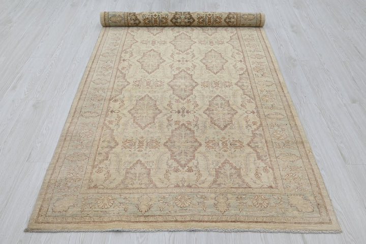 brown Runner rug 4' 1" x 9' 8"