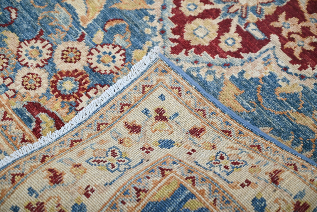 blue Accent rug 3' 0" x 4' 10"