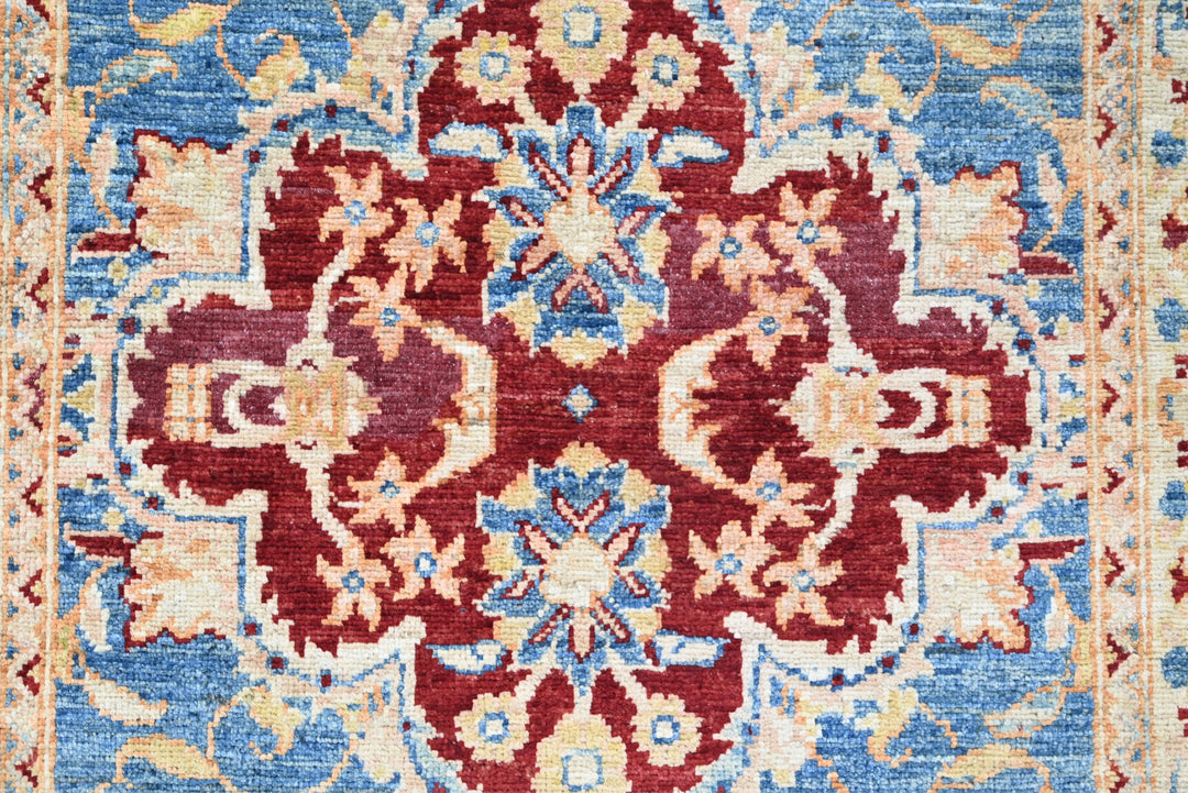 blue Accent rug 3' 0" x 4' 10"