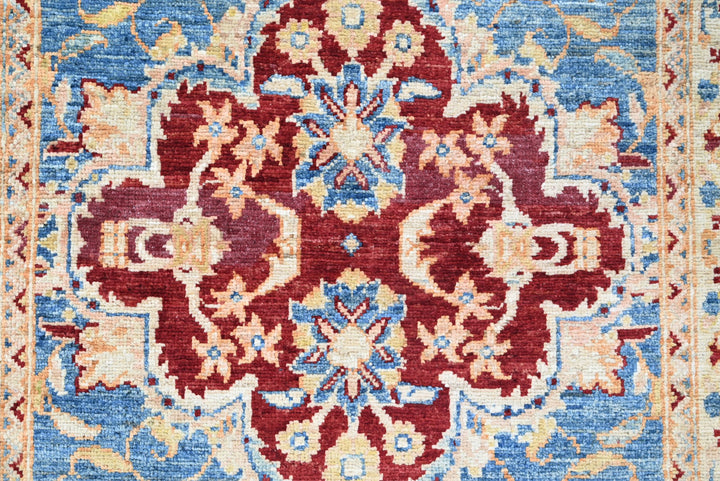 blue Accent rug 3' 0" x 4' 10"