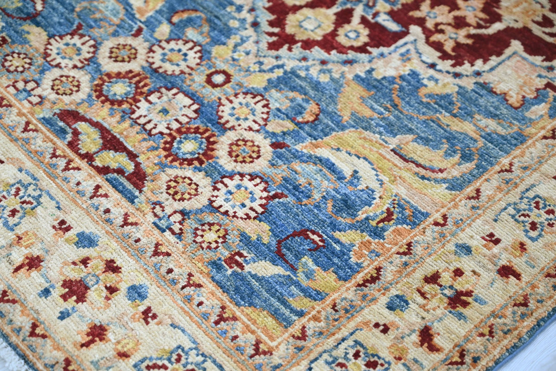 blue Accent rug 3' 0" x 4' 10"