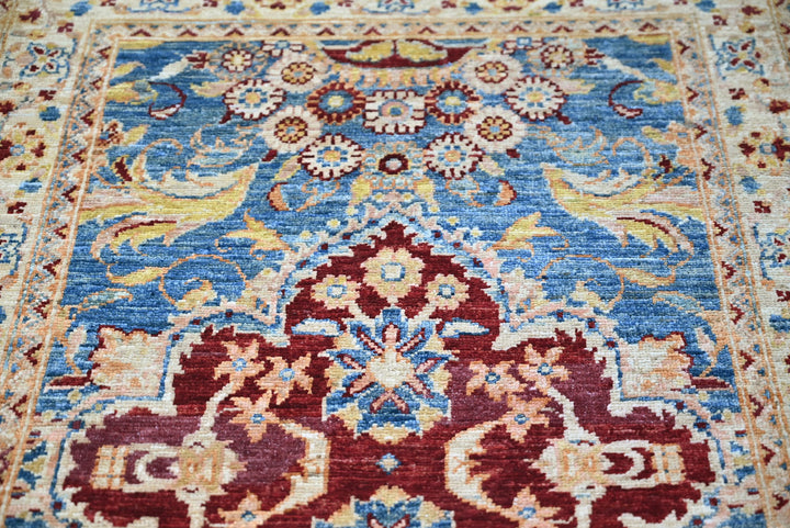 blue Accent rug 3' 0" x 4' 10"