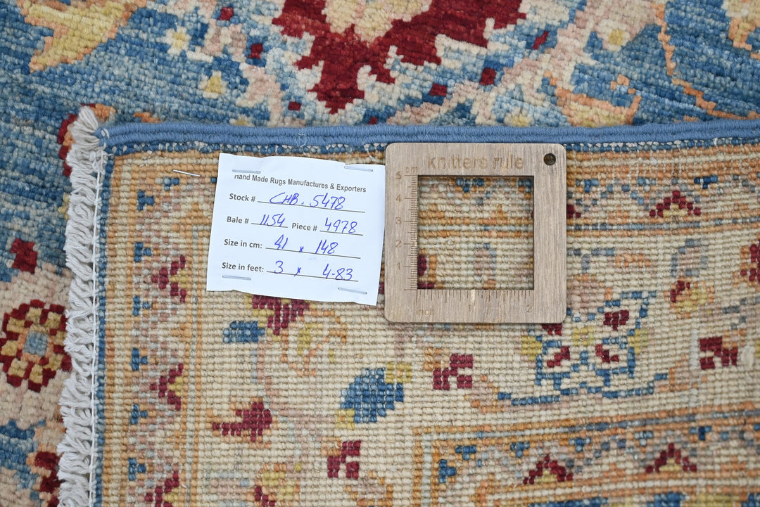 blue Accent rug 3' 0" x 4' 10"