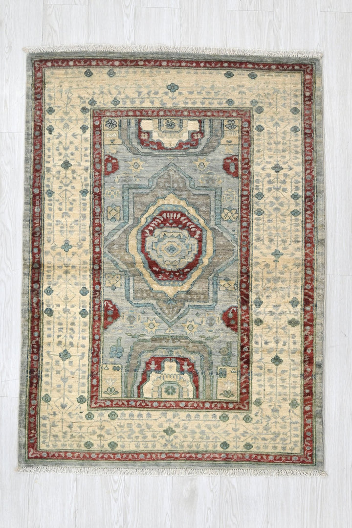 gray Accent rug 3' 2" x 4' 8"
