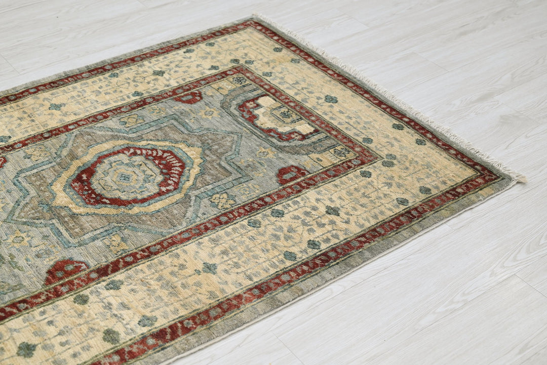 gray Accent rug 3' 2" x 4' 8"