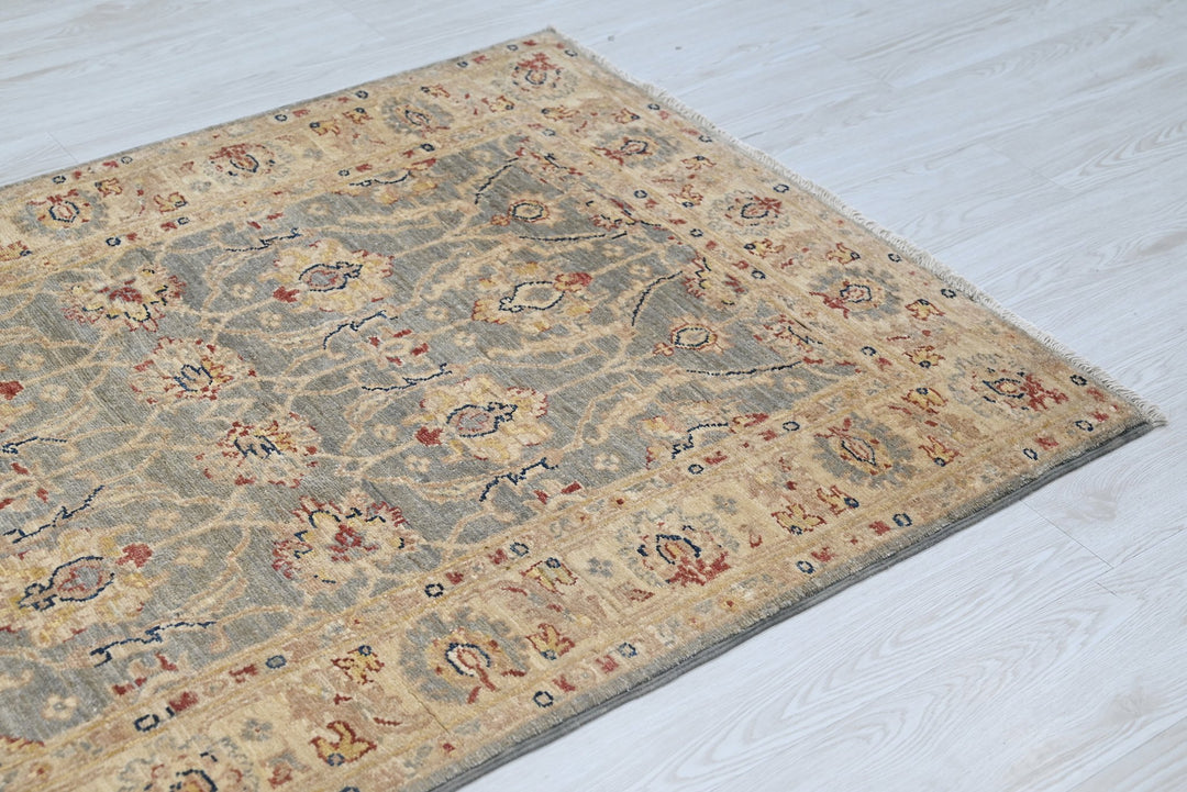 gray Accent rug 3' 4" x 5' 1"