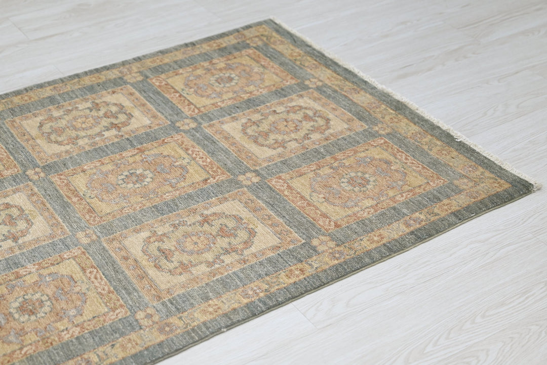 gray Accent rug 3' 0" x 4' 10"