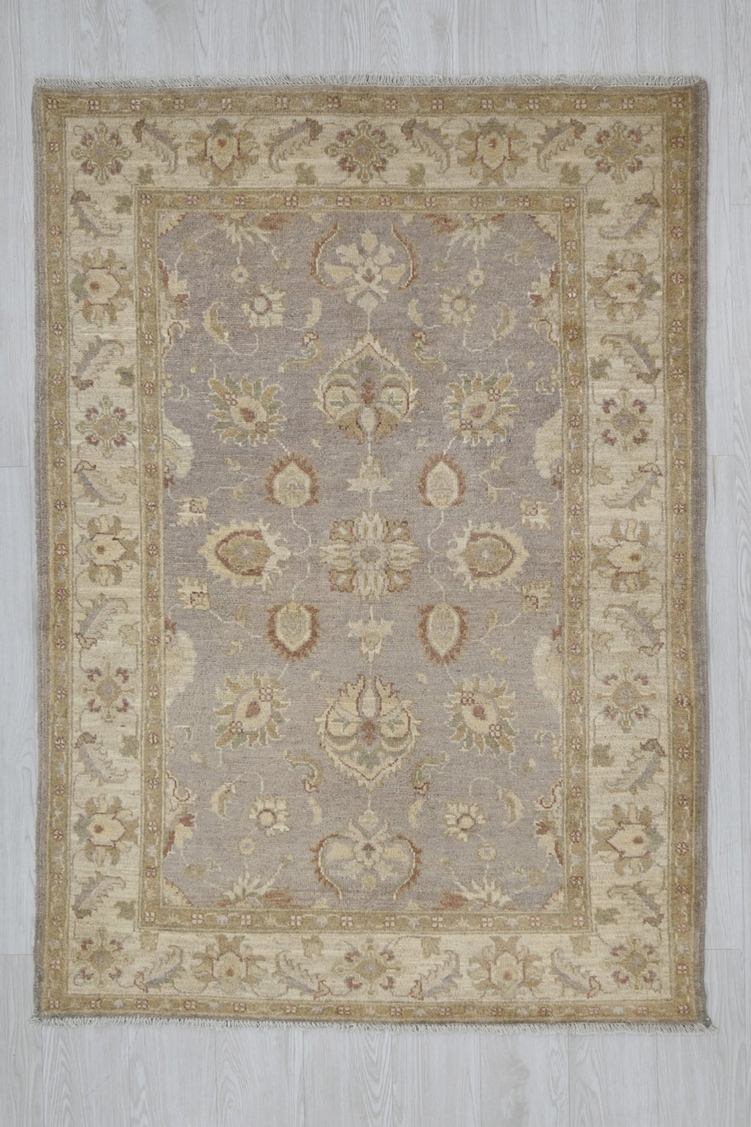 gray Accent rug 3' 9" x 5' 8"