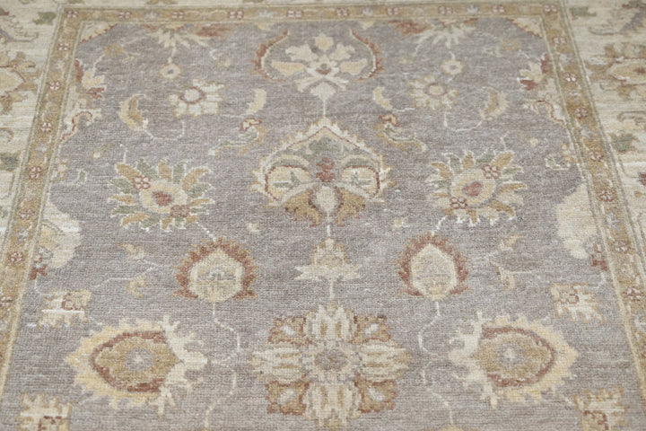 gray Accent rug 3' 9" x 5' 8"