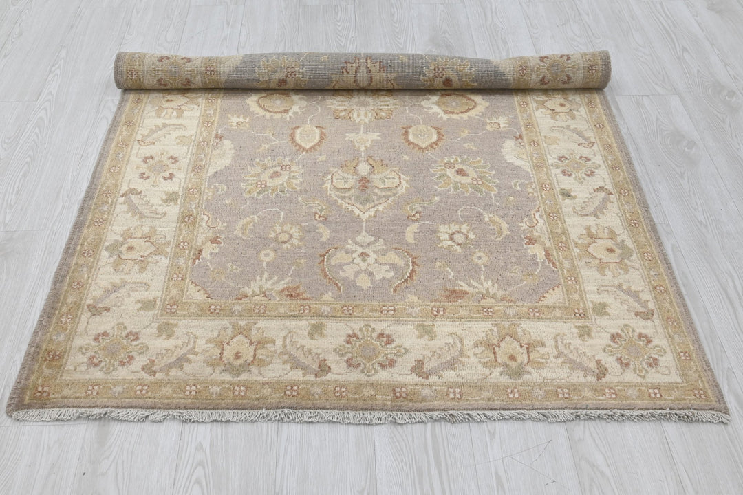 gray Accent rug 3' 9" x 5' 8"