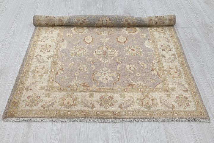 gray Accent rug 3' 9" x 5' 8"