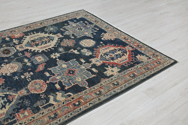 blue Medium rug 5' 1" x 6' 5"