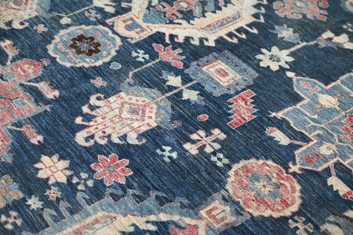 blue Medium rug 5' 1" x 6' 5"