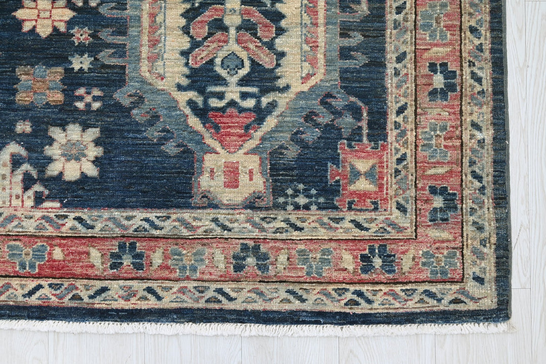 blue Medium rug 5' 1" x 6' 5"