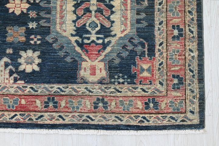 blue Medium rug 5' 1" x 6' 5"