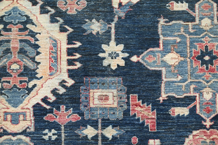 blue Medium rug 5' 1" x 6' 5"