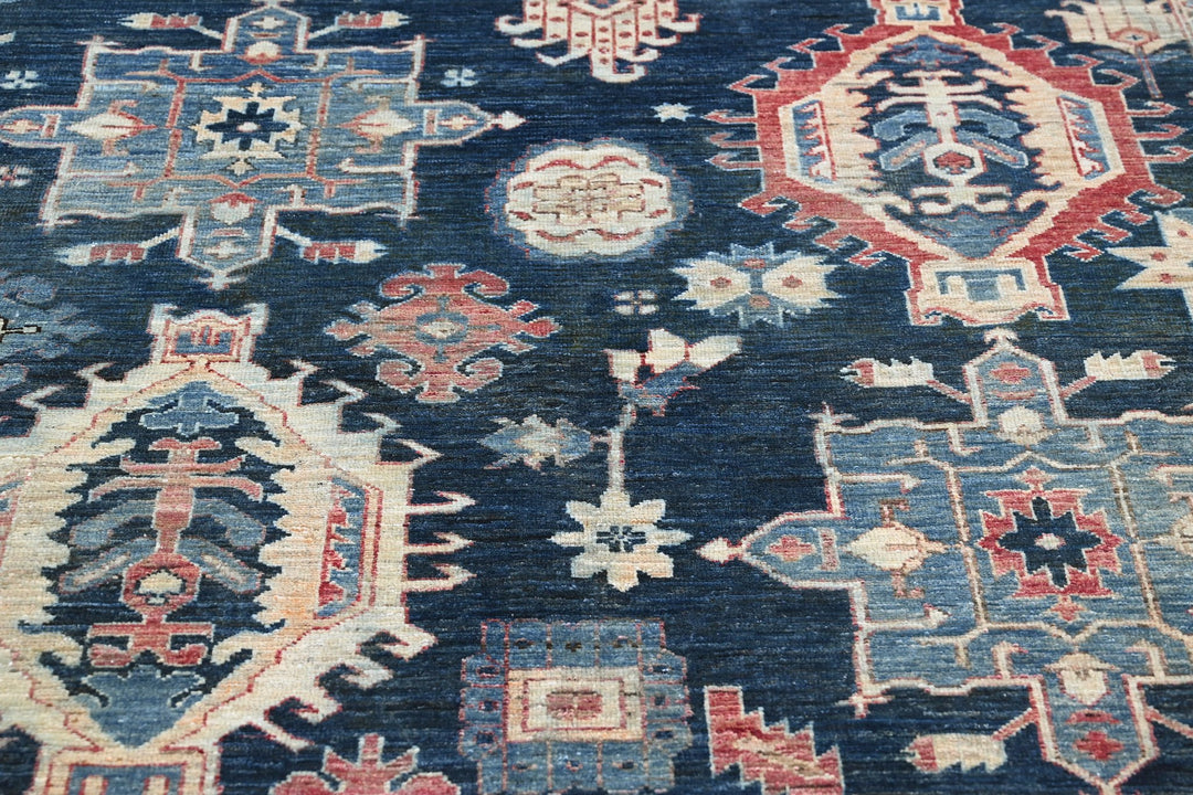 blue Medium rug 5' 1" x 6' 5"