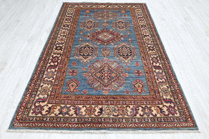blue Medium rug 4' 1" x 6' 11"