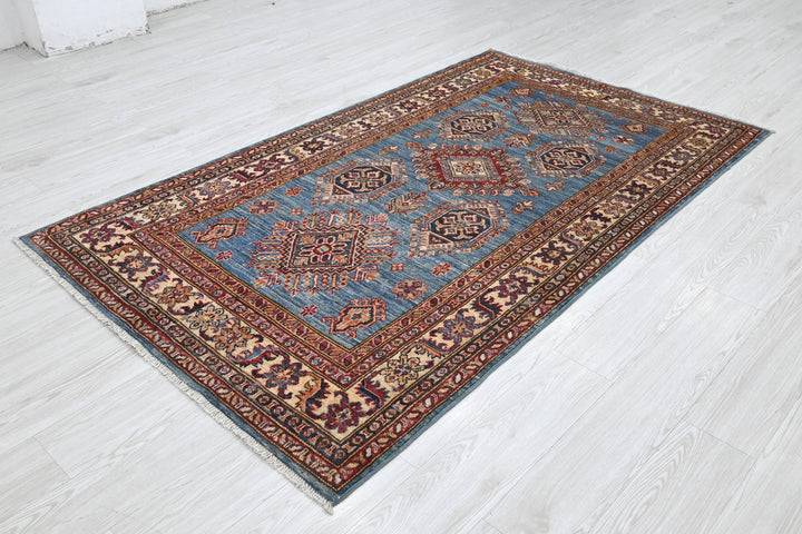 blue Medium rug 4' 1" x 6' 11"