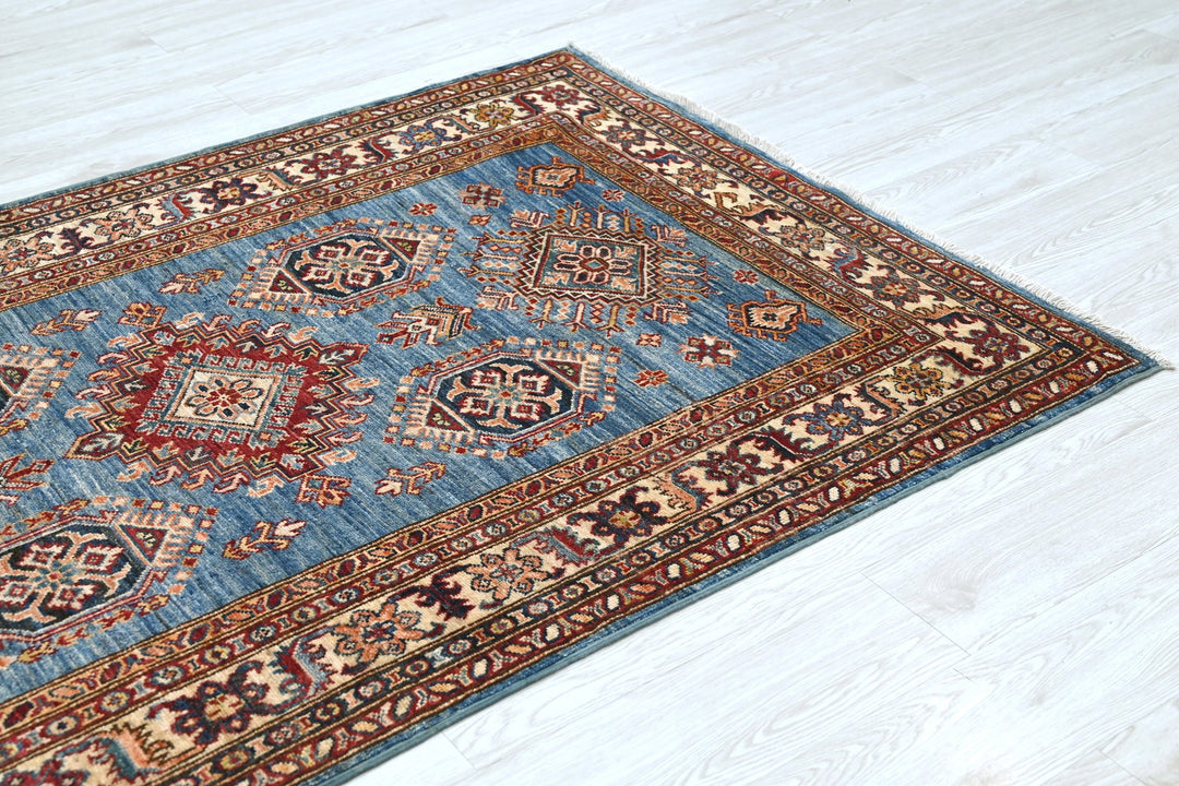 blue Medium rug 4' 1" x 6' 11"