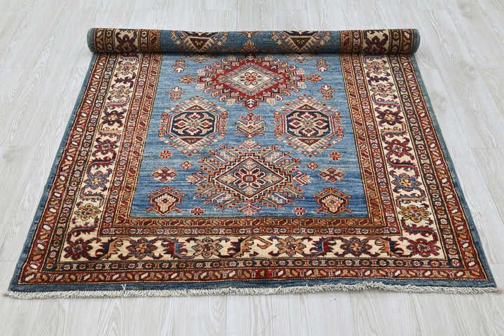 blue Medium rug 4' 1" x 6' 11"