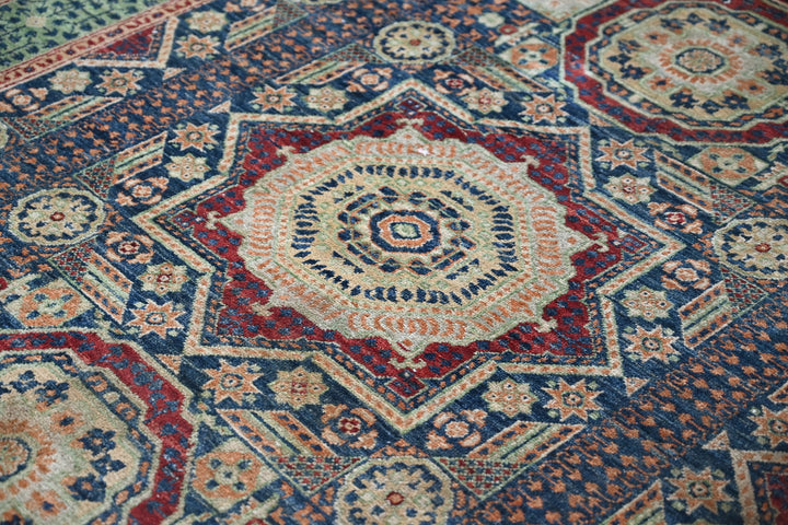 blue Medium rug 5' 0" x 6' 5"