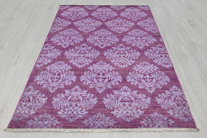 purple Accent rug 4' 1" x 6' 3"
