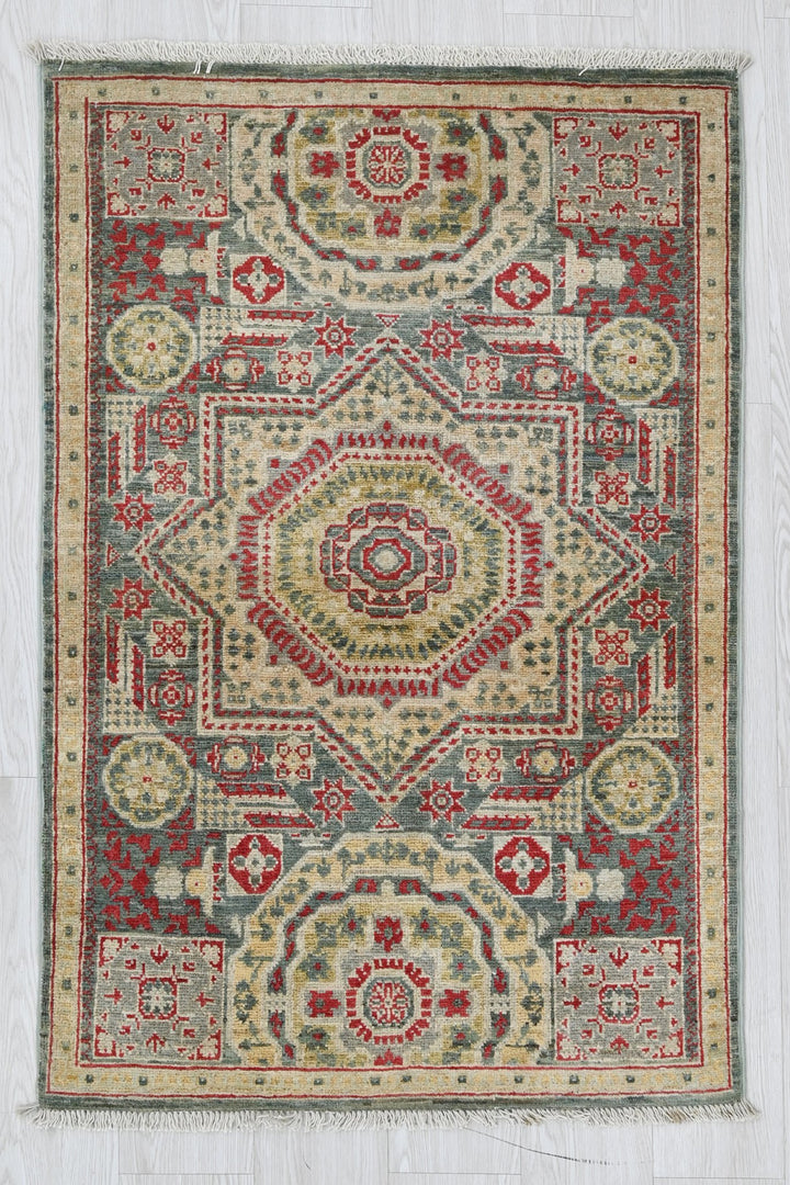 gray Accent rug 2' 7" x 4' 0"