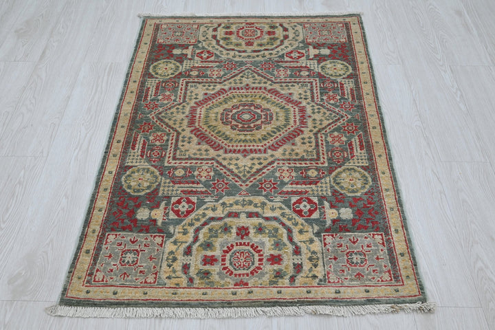 gray Accent rug 2' 7" x 4' 0"