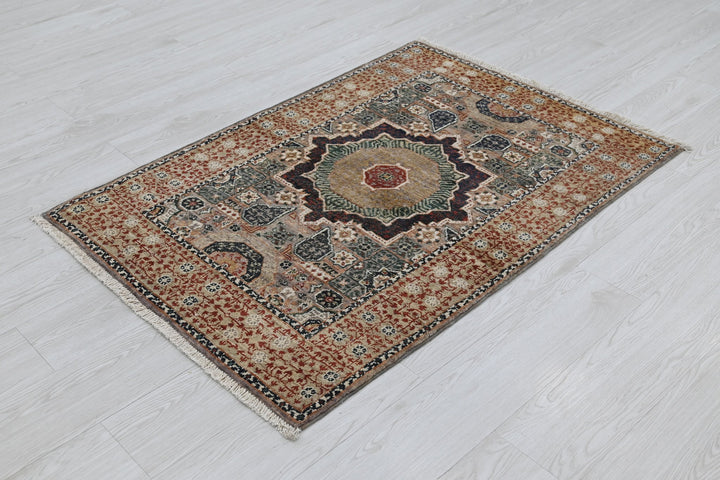 brown Accent rug 2' 9" x 4' 1"