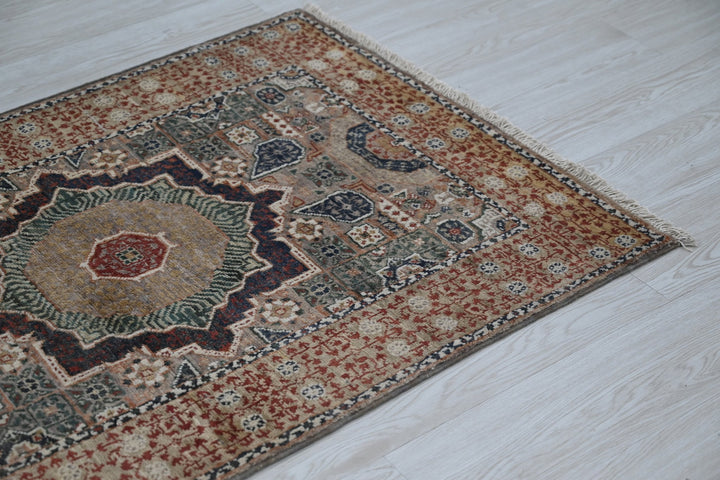 brown Accent rug 2' 9" x 4' 1"