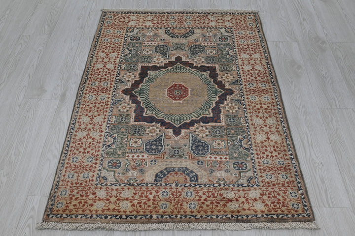 brown Accent rug 2' 9" x 4' 1"