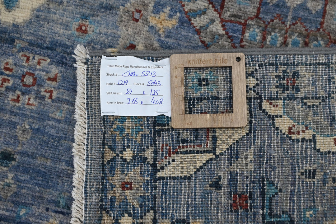 blue Accent rug 2' 8" x 4' 1"