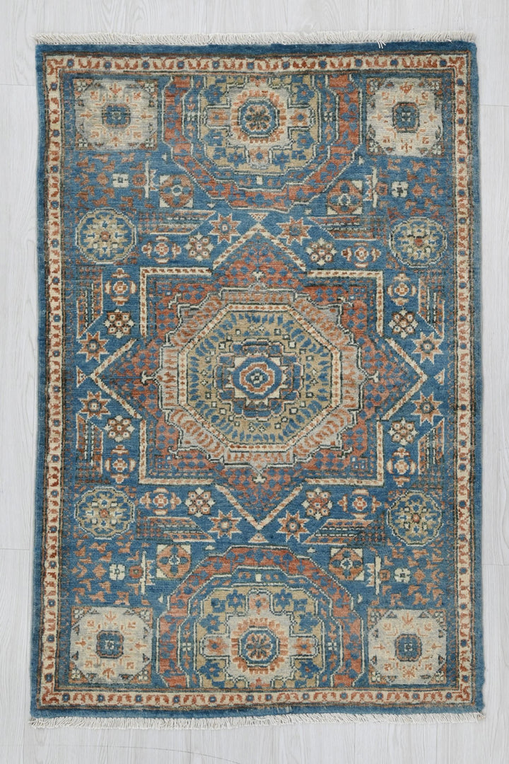 blue Accent rug 2' 9" x 4' 4"