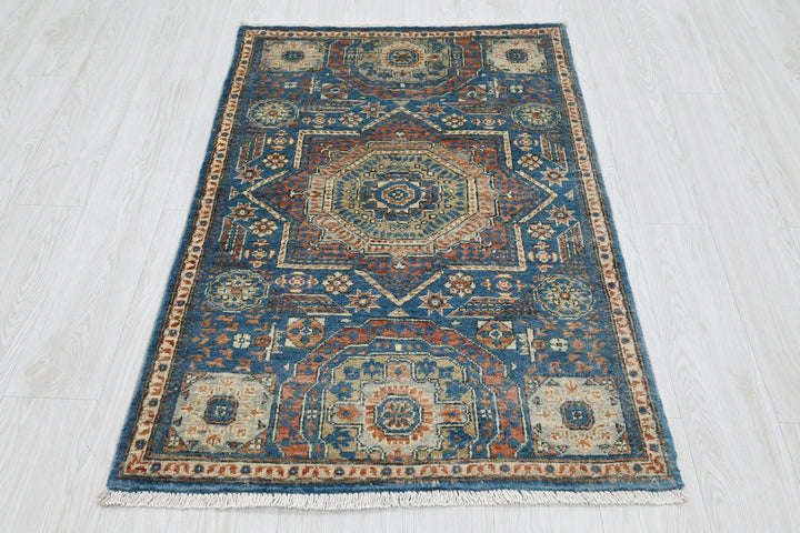 blue Accent rug 2' 9" x 4' 4"