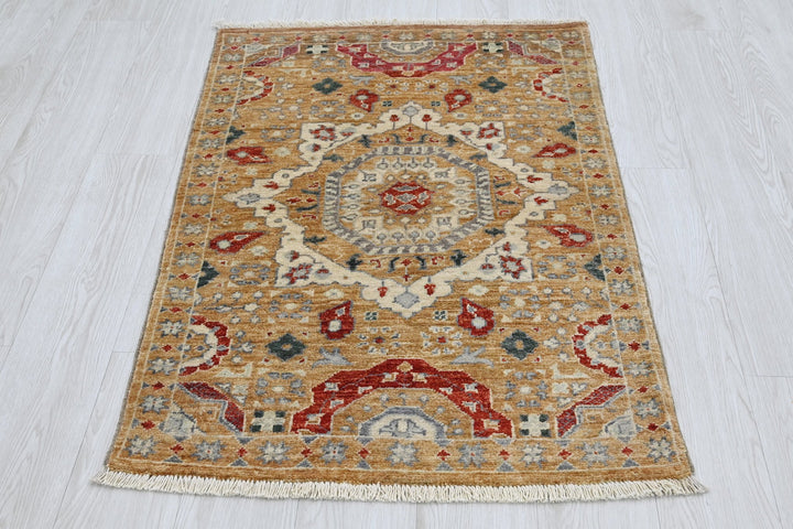 brown Accent rug 2' 7" x 3' 8"