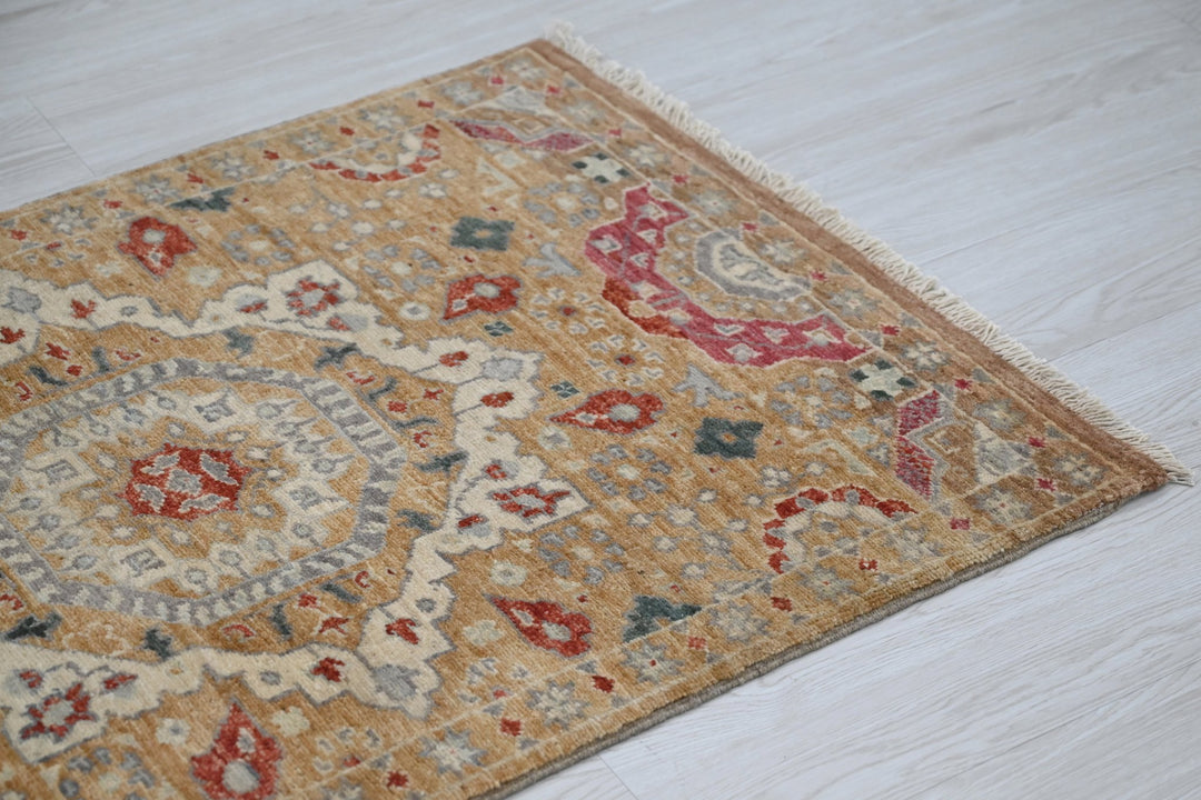 brown Accent rug 2' 7" x 3' 8"