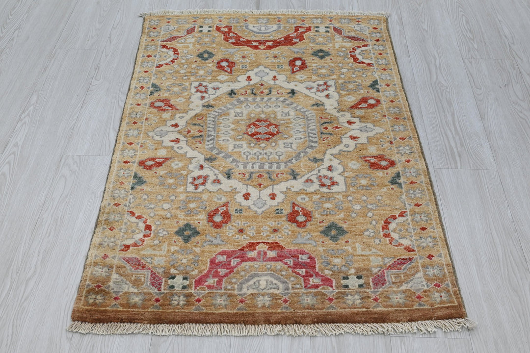 brown Accent rug 2' 7" x 3' 8"